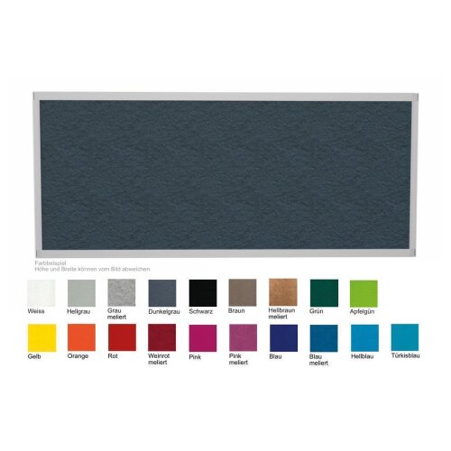 Akustik Tischtrennwand Ultra Höhe 80 cm