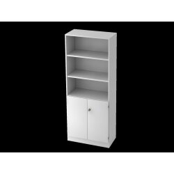 Aktenschrank 5 Ordnerhöhen mit Sockelblende, 2 OH...