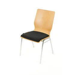 Holzschalen-Stapelstuhl Profi  taillierte Form mit...