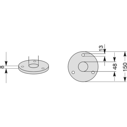 Anlehnbügel/ Absperrbügel Typ 9200 mit Querholm
