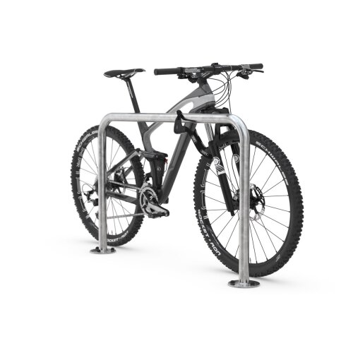 Anlehnbügel mit 2 Einstellplätzen, ohne Querholm