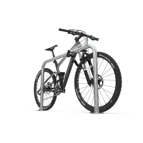 Anlehnbügel mit 2 Einstellplätzen, ohne Querholm