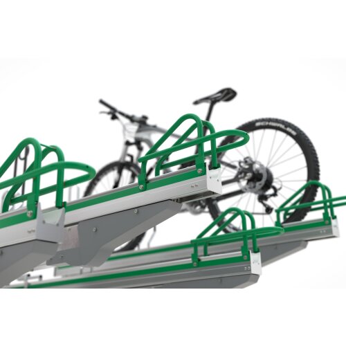 Doppelstockparker Lindau Profi einseitig, 500 mm Radabstand, 2