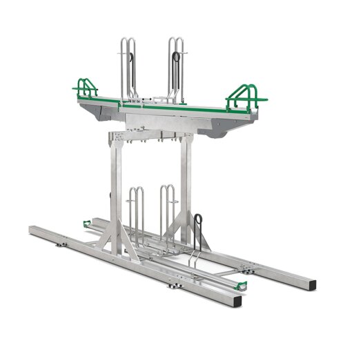 Doppelstockparker Lindau Profi doppelseitig, 500 mm Radabstand, 4
