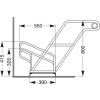 Fahrradständer Anlehnparker Typ 2600 XBF Stellplätze 2