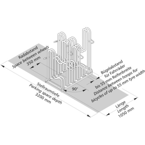 Standparker Typ 4000, zweiseitig