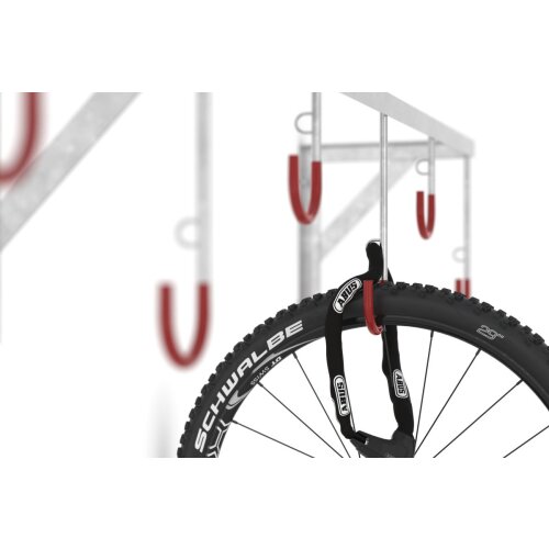 Reihen-Hängeparker Typ 3800, Wandmontage Länge 500 Stellplätze 2