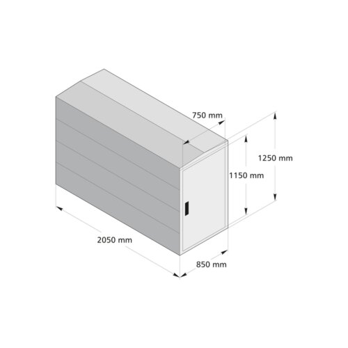 Fahrradgarage/Fahrradbox Treasure 1