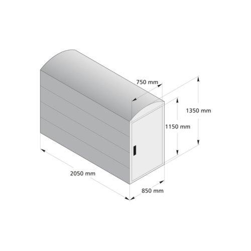 Fahrradgarage/Fahrradbox Treasure 1