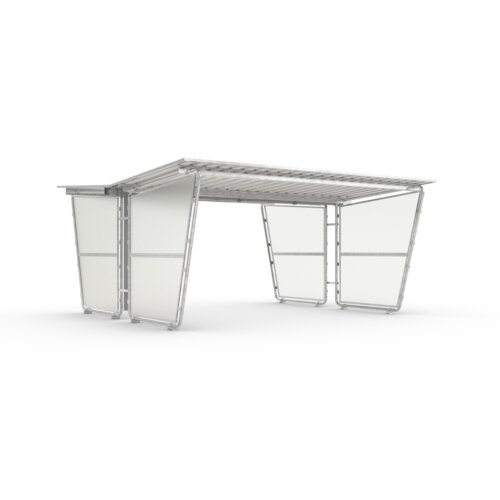 Überdachungssystem Siegen S28, doppelseitig