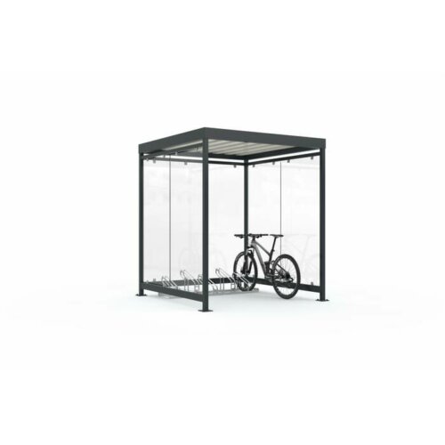 Fahrradüberdachung K2 b/b, einseitig