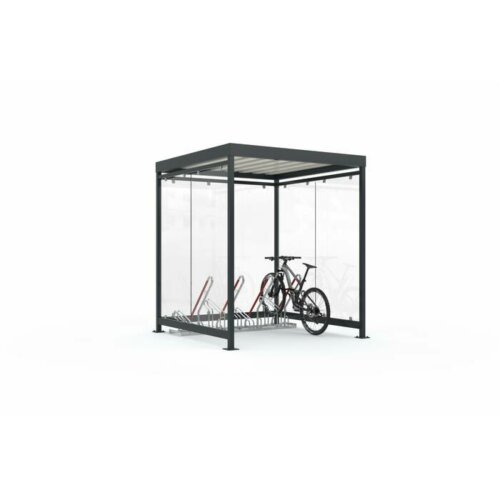 Fahrradüberdachung K2 b/b, einseitig