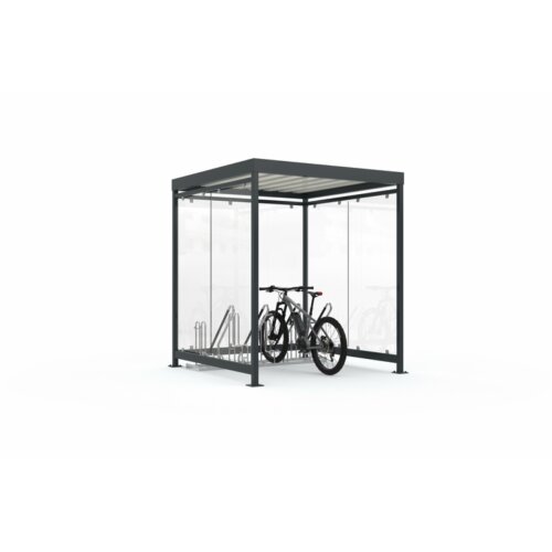 Fahrradüberdachung K2 b/b, einseitig