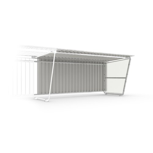 Anbaueinheit für Überdachungssystem Siegen 18, einseitig
