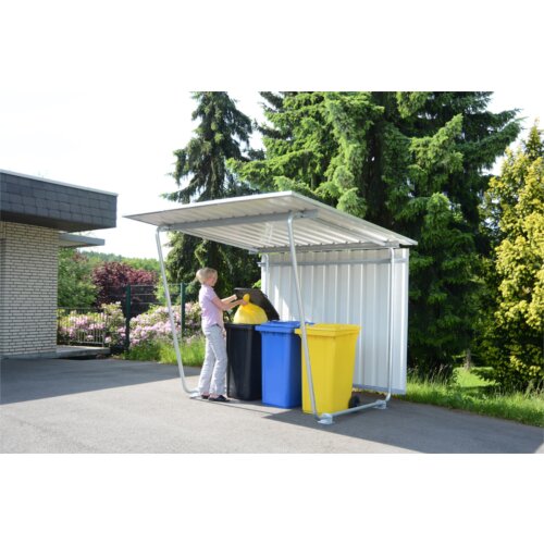 Überdachungssystem Siegen 16, einseitig Regenrinne ohne  Rückwand Nein  Seitenwand Ohne