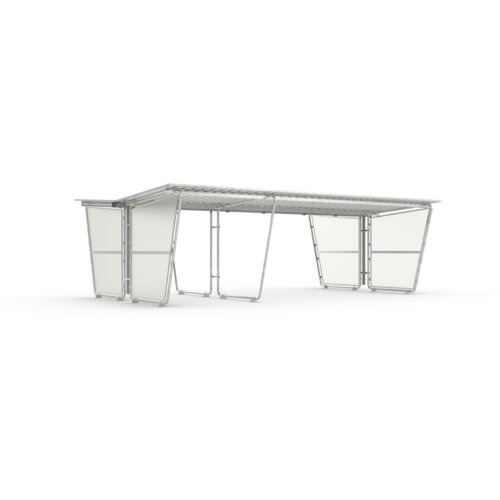 Anbaueinheit Siegen S29 für Überdachungssystem Siegen S26, doppelseitig