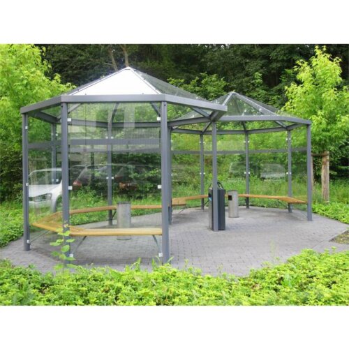 Raucherunterstand Paris P802/VSG