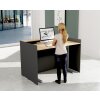 Empfangstheke Wood Arbeitsfläche höhenverstellbar