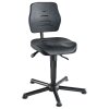 Arbeitsdrehstuhl tief Sitz aus PU