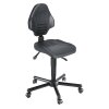 Arbeitsdrehstuhl tief XXL mit Anti Schock Rückenlehne