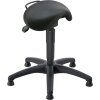 Sattel Hocker tief Stoff schwarz