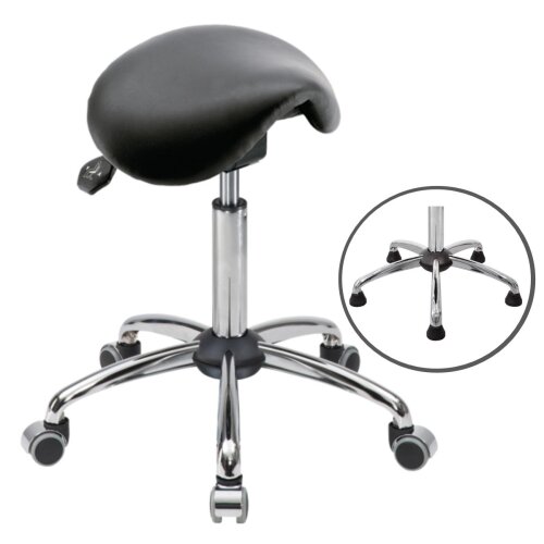 Hocker Sattel klein Kunstleder