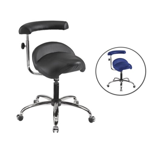 Sattelhocker hoher Verstellbereich mit Lehne