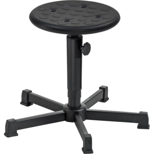 Arbeitshocker light PU manuelle Höhenverstellung