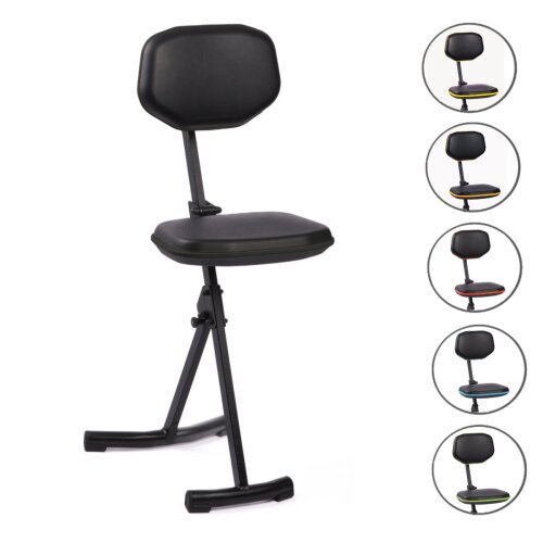 Stehhilfe mit verschiedenen Zierstreifen