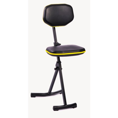 Stehhilfe mit verschiedenen Zierstreifen