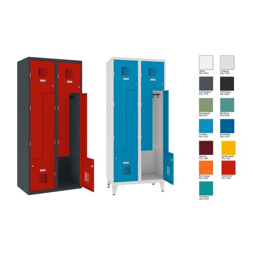 Z-Spind Select  4 Abteile  Abteilbreite 400mm