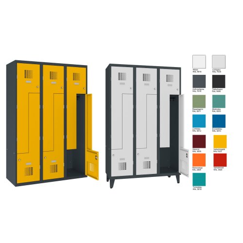 Z-Spind Select  6 Abteile  Abteilbreite 400mm