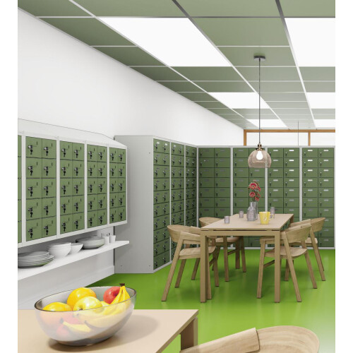 Kleinfachschrank 10 Fächer mit Schrägdach