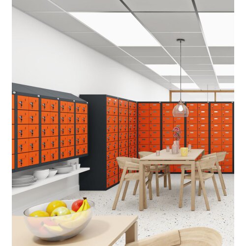 Kleinfachschrank 10 Fächer mit Schrägdach