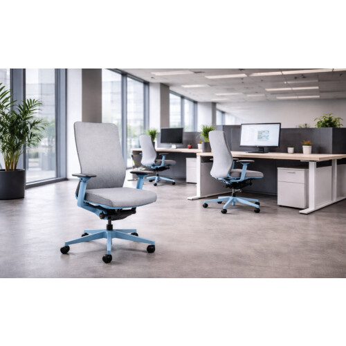 Bürostuhl Gestell Helllblau