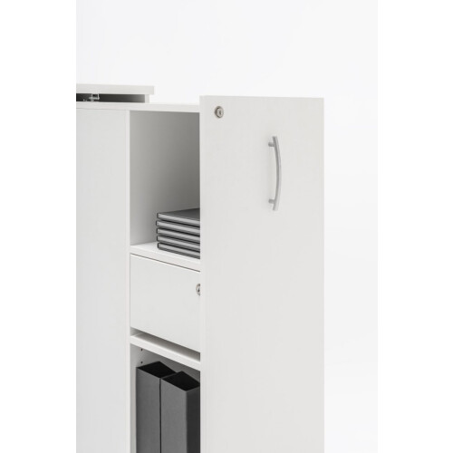 Apothekerschrank 113 cm hoch, Zugang von beiden Seiten