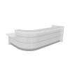 Empfangstheke Vero 344 cm breit L-Form mit Beratungsplatz