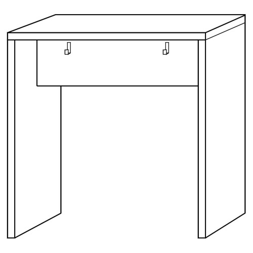 Meeting Point (Stehtisch) 104x50x108 cm Weiss