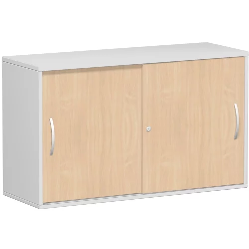 Anstell-Schiebetürenschrank 120 cm breit 72 cm hoch