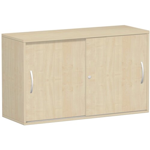 Anstell-Schiebetürenschrank 120 cm breit 72 cm hoch