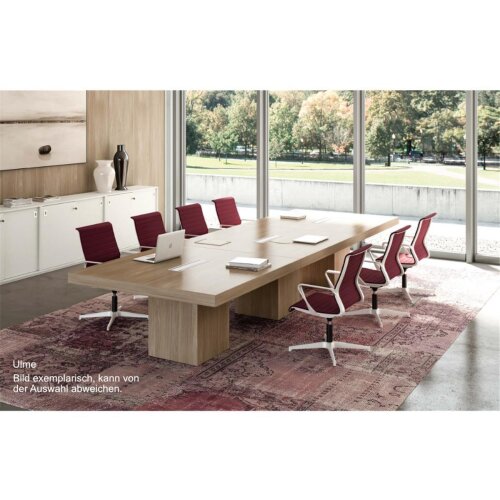 Konferenztisch mit Zentrallfuss in verschiedenen Maßen