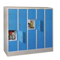 Schliessfachschrank 152 cm hoch, 20 Fächer,...