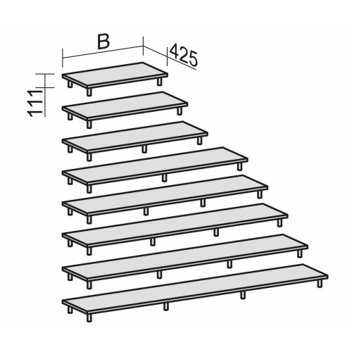 Aufsatzplatte für Aktenschränke, 160 cm breit