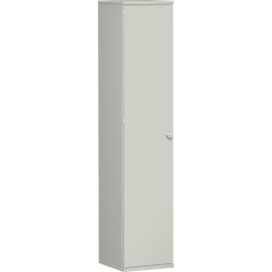 Aktenschrank 5 Ordnerhöhen, 40 cm breit, Schloss rechts