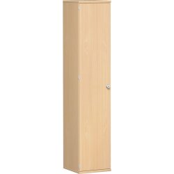 Aktenschrank 5 Ordnerhöhen, 60 cm breit, Schloss rechts