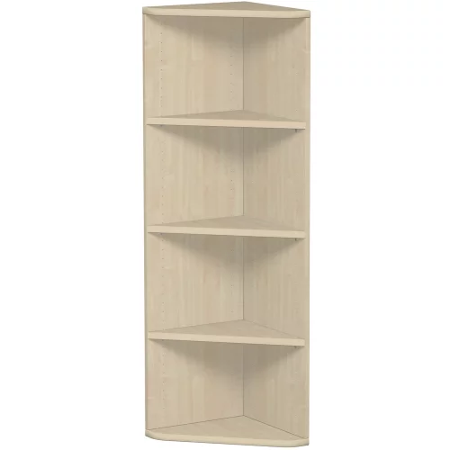 Eckabschlussregal, 4 Ordnerhöhen