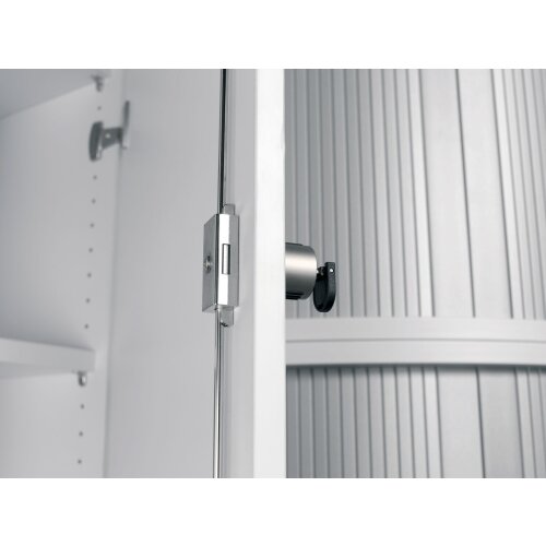 Aktenschrank 4 OH, 100 cm breit Dekor Korpus: Weiß, Front: Weiß