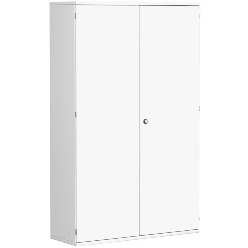 Aktenschrank 5 OH, 120 cm breit Dekor Korpus: Weiß, Front: Weiß