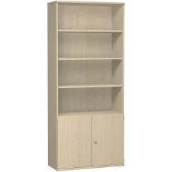 Aktenschrank 6 Ordnerreihen, mit Drehtüren und...