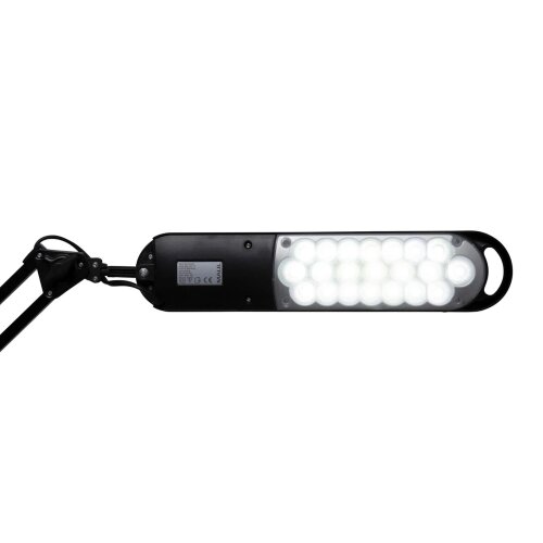Schreibtischlampe LED Schwarz, mit Standfuss
